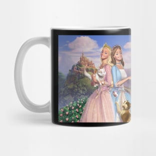 princess and cat Mug